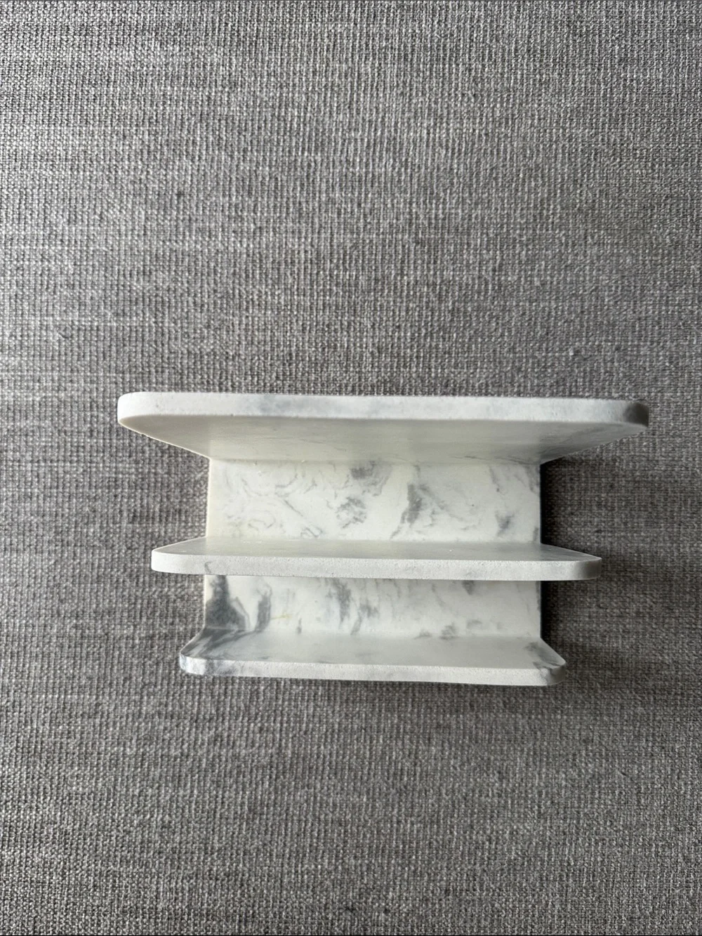 Marble Bathroom Organizer - White